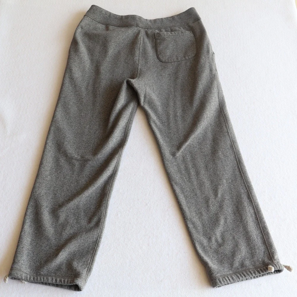 Polo Ralph Lauren Mens Fleece Sweatpants Size M Gray Drawstring Hem Pants